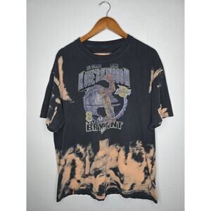 Kobe Bryant Shirt Kobe's Kingdom Faded Tie Dye Black XL Basketball LA Lakers Tee